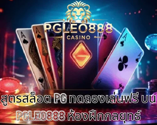 สูตรสล็อต PG ทดลองเล่นฟรี บน PGLEO888 ห้องฝึกกลยุทธ์สำหรับผู้เล่นวัย 21+
